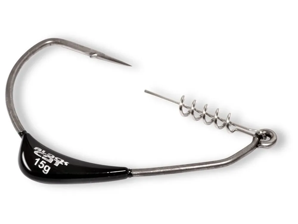 Rychlé Dodání Black Cat Mega-Offset-Hook DG coating 1ks 12/0