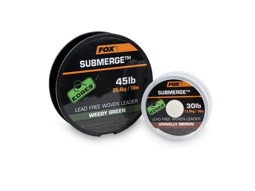 Značkový Fox Těžká šňůra Edges Submerge Green 30lb - 10m