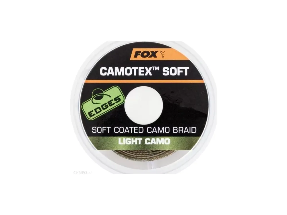 Výhodná Nabídka Fox ztužená šňůrka Camotex Soft Light Camo 20lb - 20m