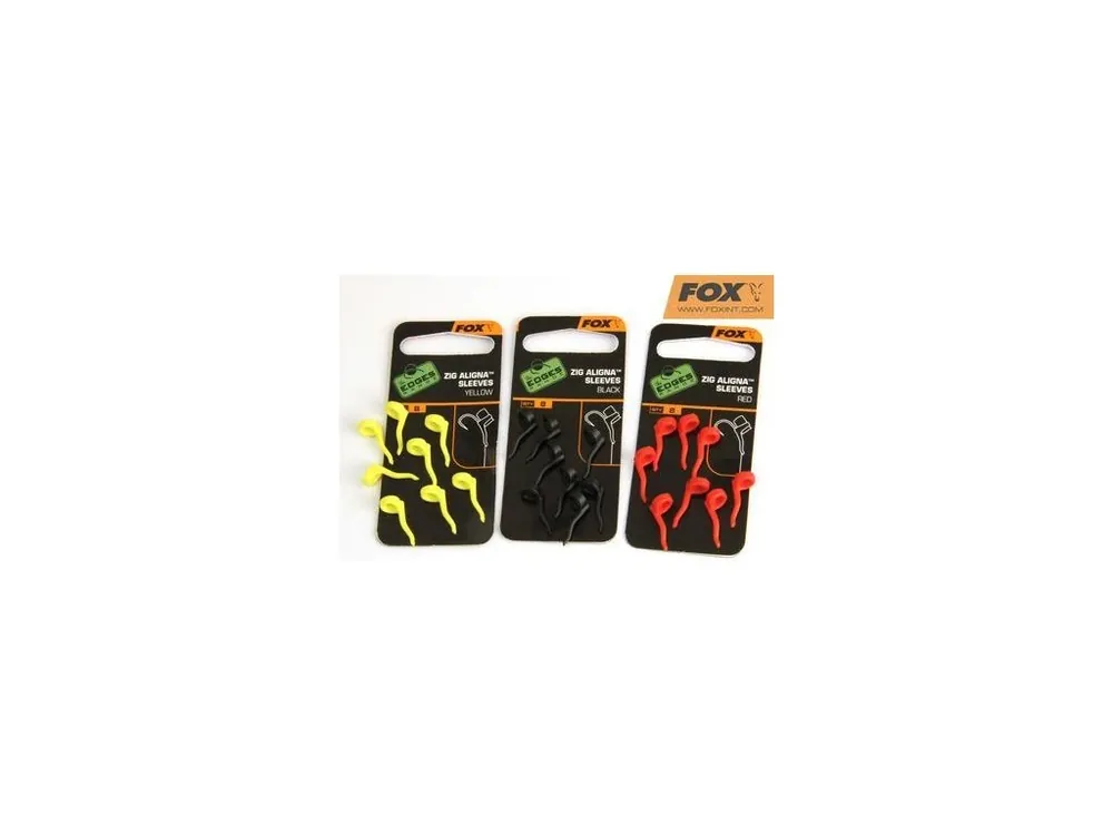 Fox Rovnátko na háček Edges Zig Aligna Sleeves Yellow Akční Nabídka