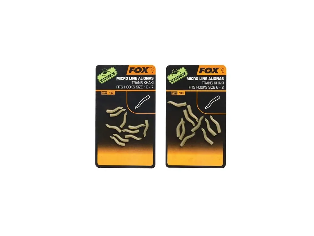 Výprodej Fox Rovnátka Edges Line Micro Line Alignas Trans khaki 10ks