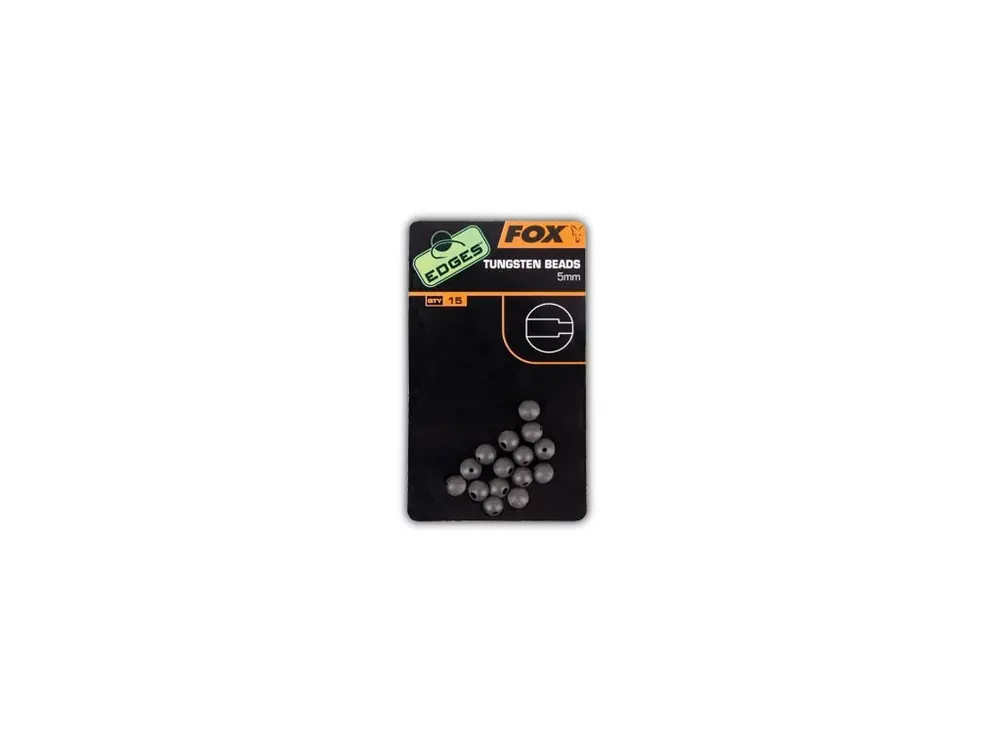 Fox Těžké gumové korálky Edges Tungsten Beads 5mm 15ks Ihned K Objednání