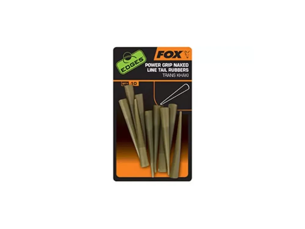 Vysoce Kvalitní Fox Převleky EDGES Power Grip Naked Line Tail Rubbers vel.7 10ks