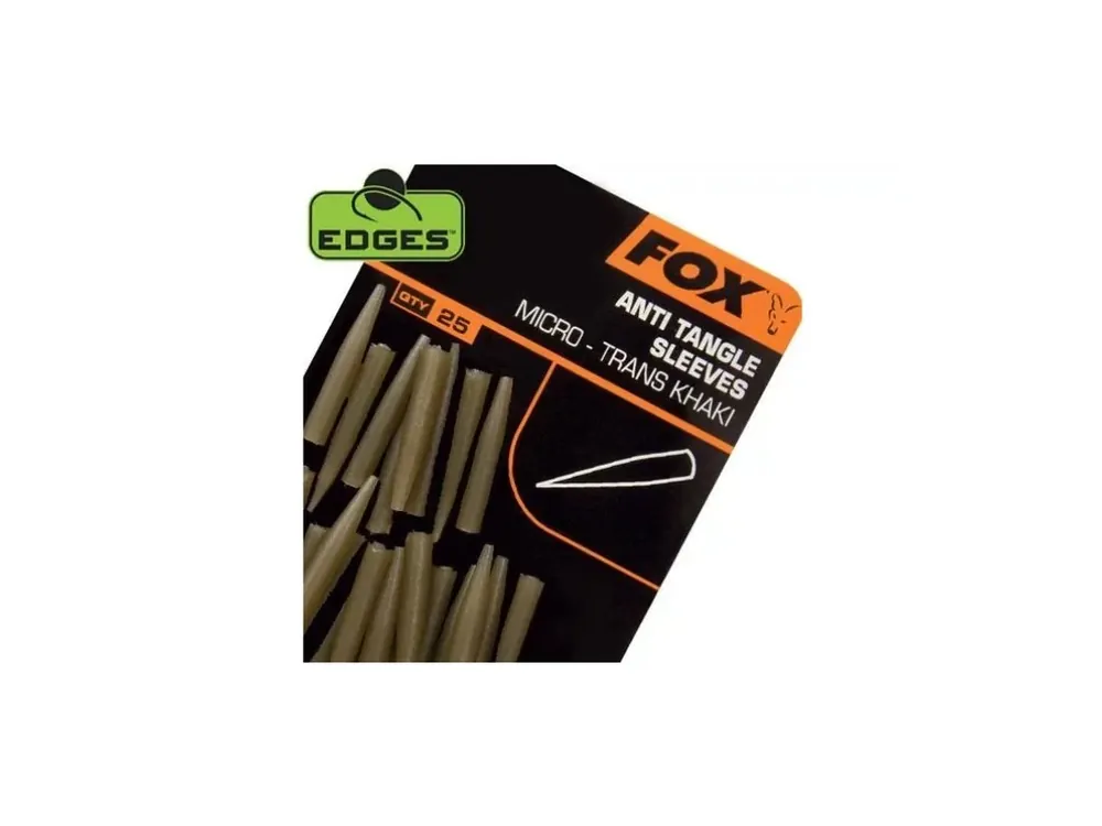 Výhodná Nabídka Fox Krátké převleky proti zamotání Edges Anti Tangle Sleeves Micro 25ks