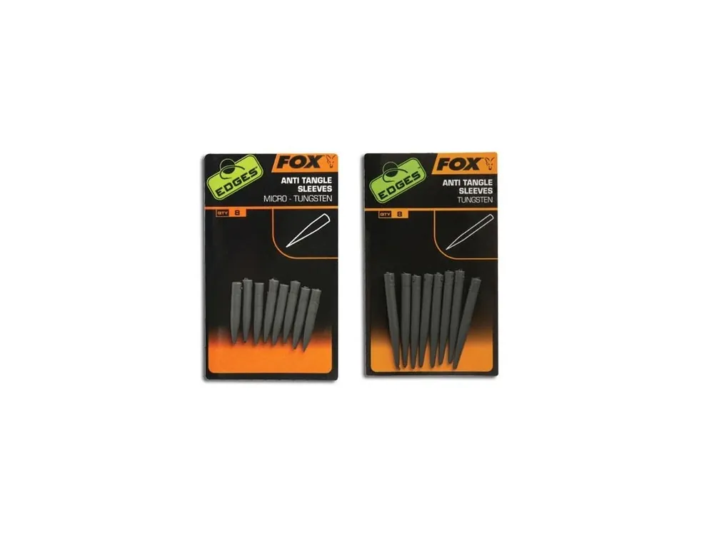 Vysoce Kvalitní Fox Převleky proti zamotání Edges Tungsten Anti Tangle Sleeves Micro 8ks