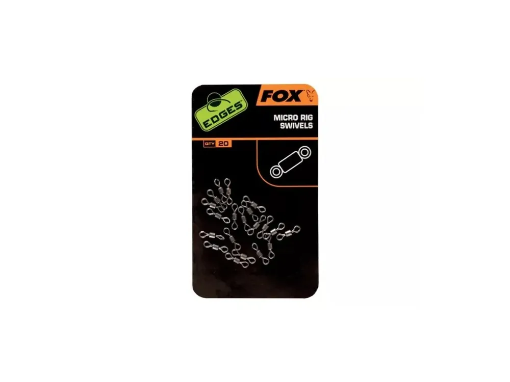 Levný Fox Malé obratlíky Edges Micro Rig Swivels 20ks