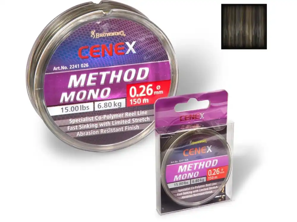 Bezpečná Platba Browning Vlasec Cenex Method 150m - kamufláž