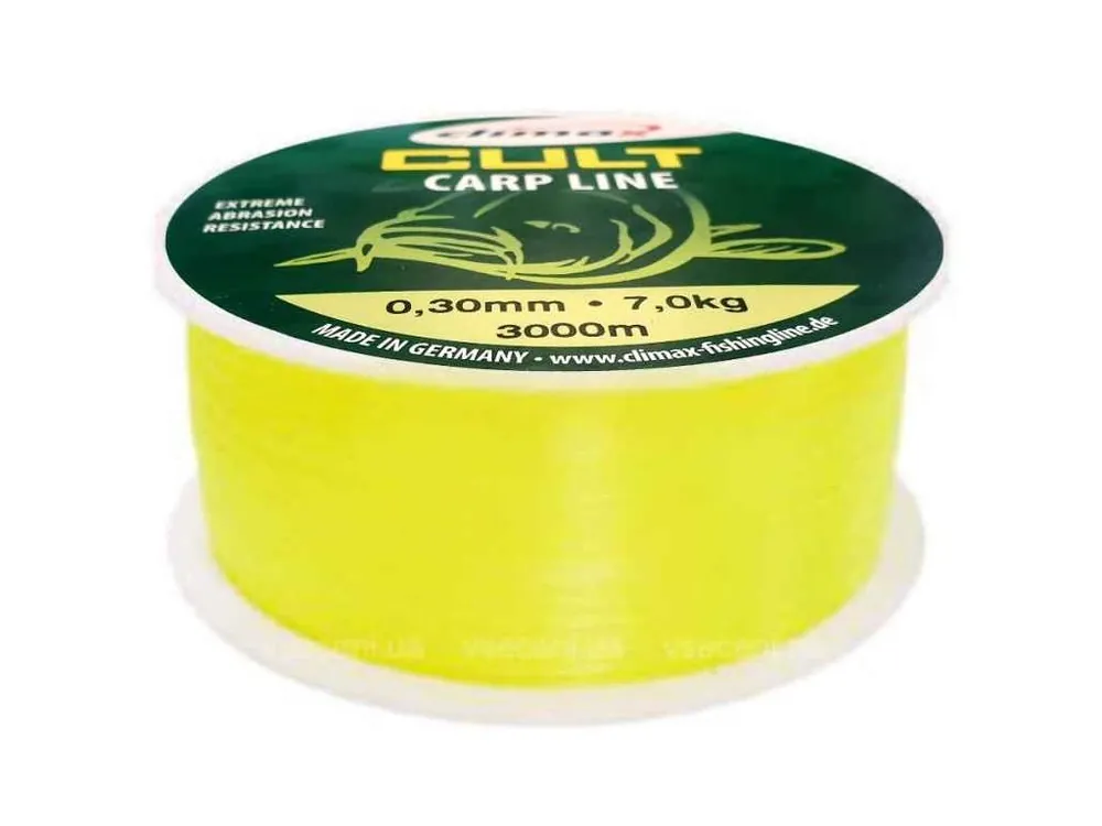 Climax silon CULT Carp Line 600m Fluo-žlutá Vysoce Kvalitní