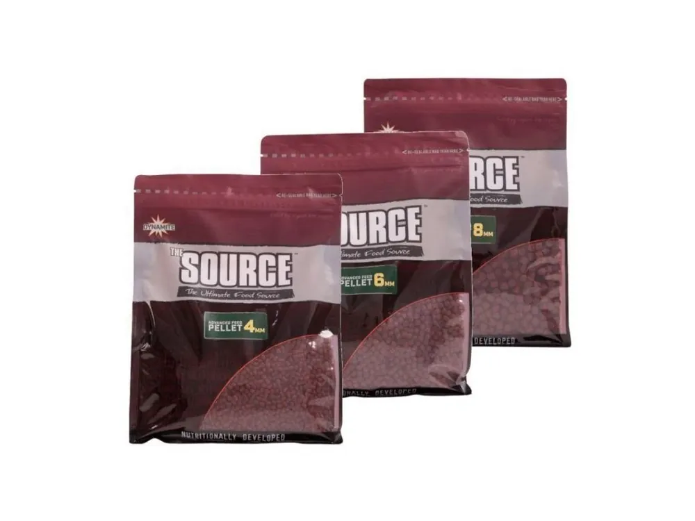 Dynamite Baits Pellets The Source 4 mm 900 g Top Prodej