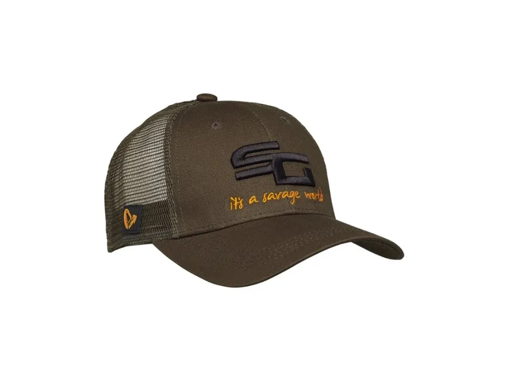 Savage Gear Kšiltovka SG4 Cap Olive Green Časově Omezené