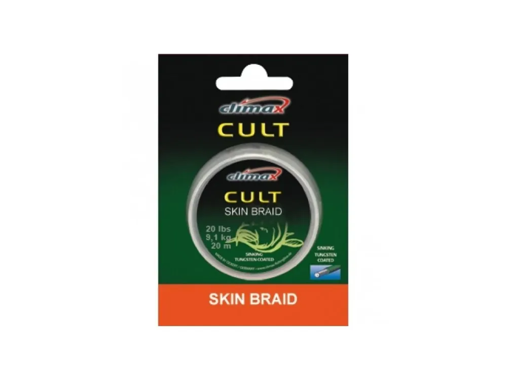 Nová Kolekce Climax návazcová šňůrka Cult Skin Braid 20m Weed