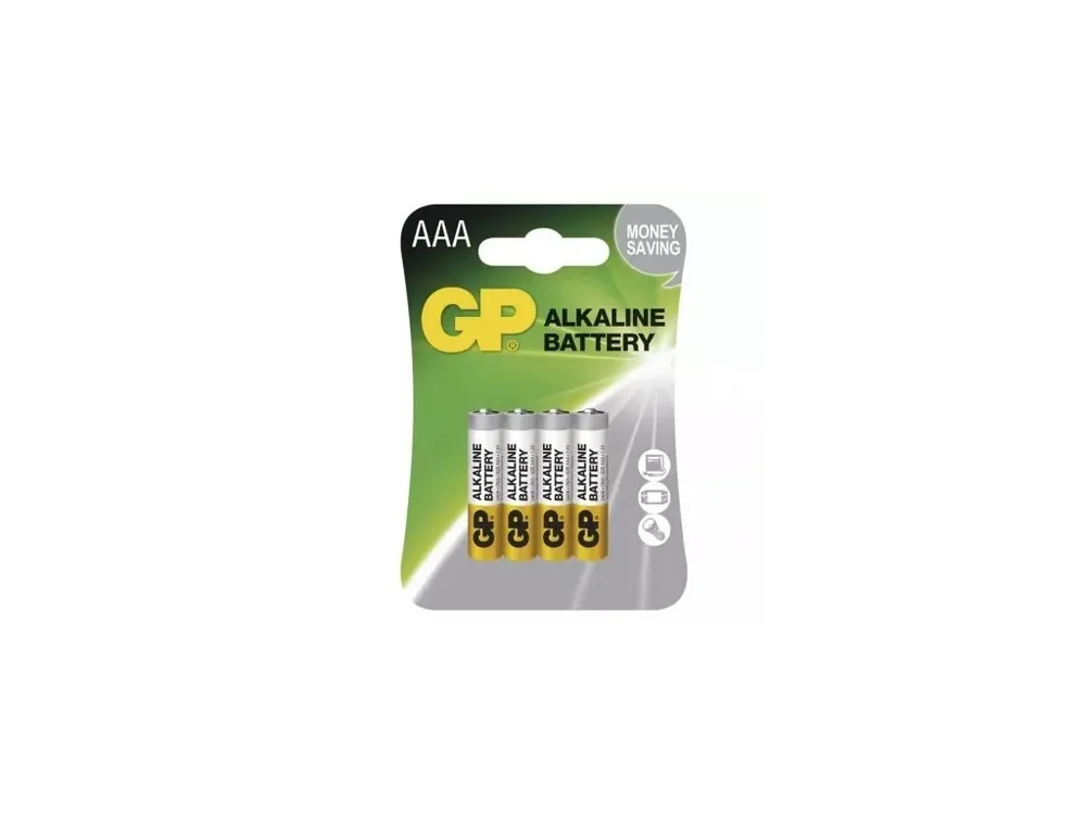 Vysoce Kvalitní Emos Alkalická baterie GP Alkaline LR03 (AAA) 4ks