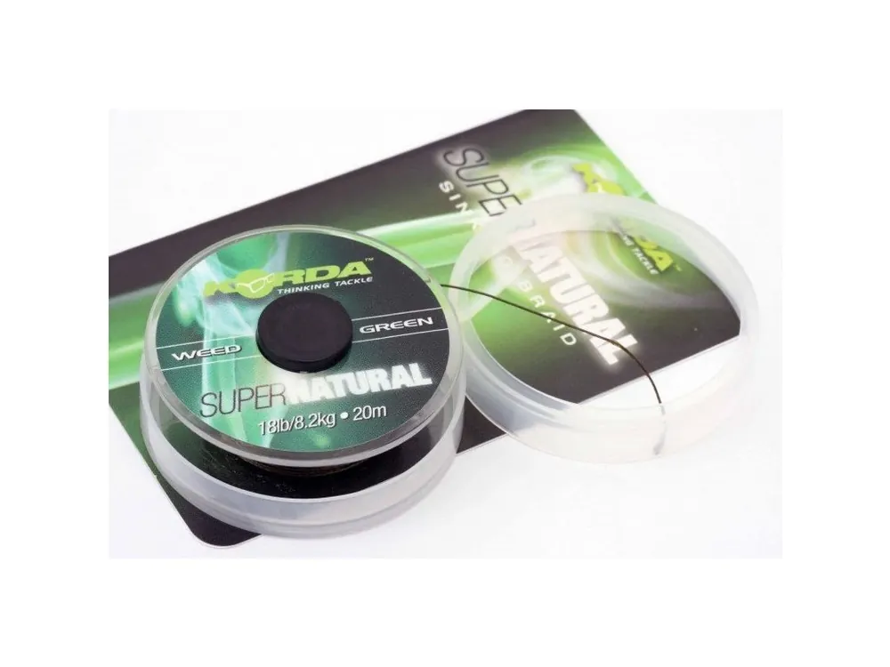 Korda návazcová šňůrka Super Natural Gravel 20m Weed 25lbs Jen Po Omezenou Doba