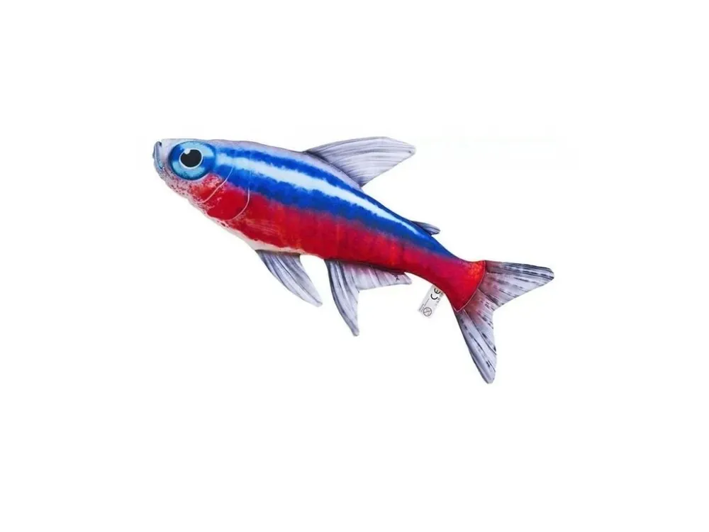 Sezónní Sleva Gaby polštářek ryba - Neonka obecná - 53 cm