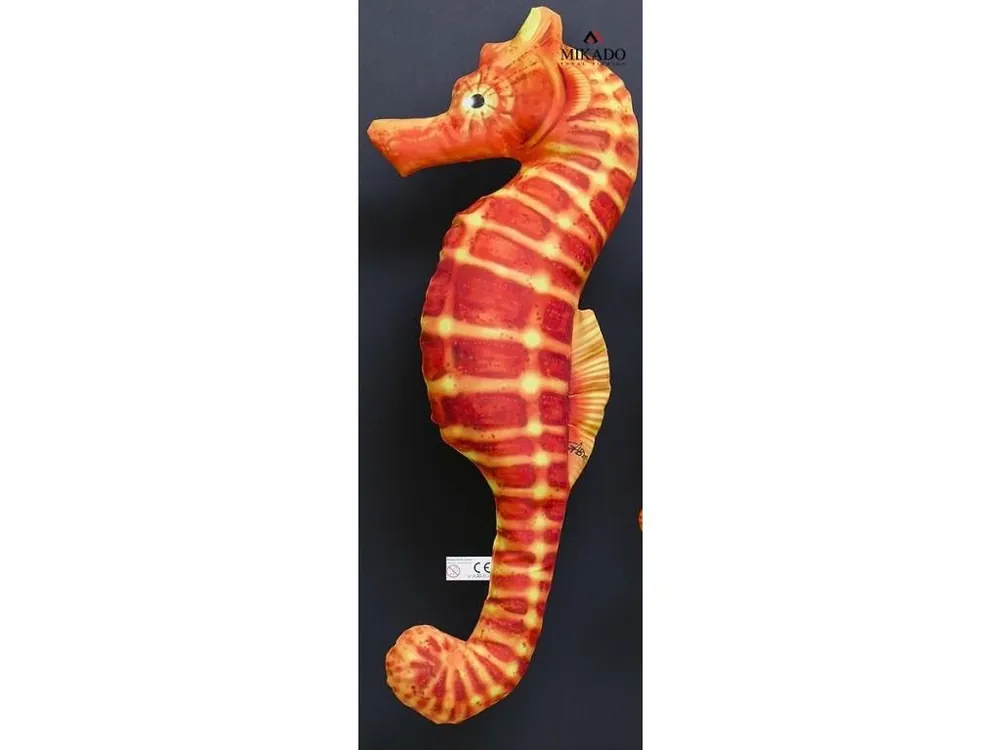 Gaby polštářek ryba - Mořský koník mini - Červený 40 cm Hit Sezóny