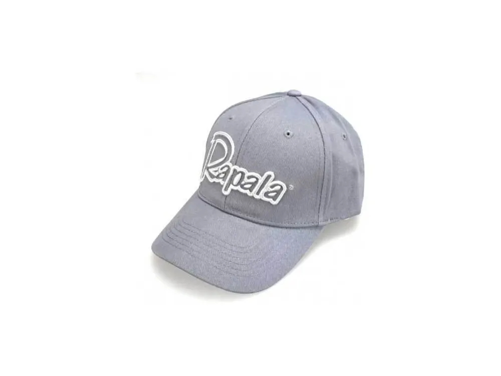 Originální Rapala Fishing Hat Man Size Cap With 3D logo - Gray