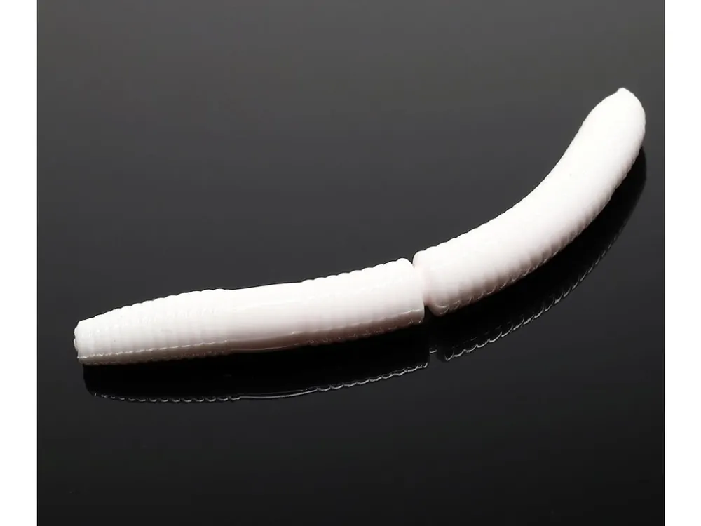 Cenový Hit LIBRA LURES Fatty D’Worm 65 – White 001 – 10ks/bal