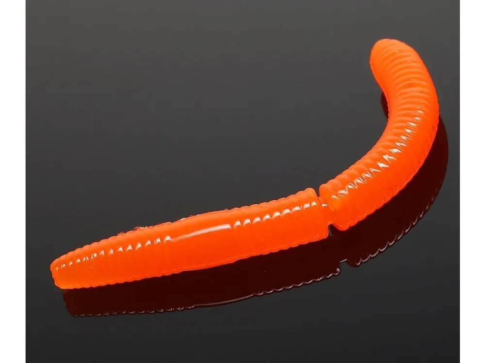 LIBRA LURES Fatty D’Worm 65 – Hot Orange 011 – 10ks/bal Top Prodej