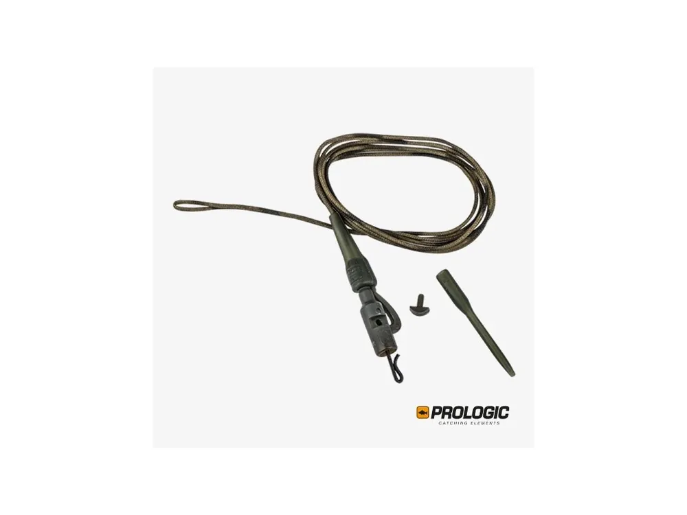 Prologic Safety Clip Hollow Core QC Leaders Camo 3ks - 80 cm 45 lbs Finální Výprodej