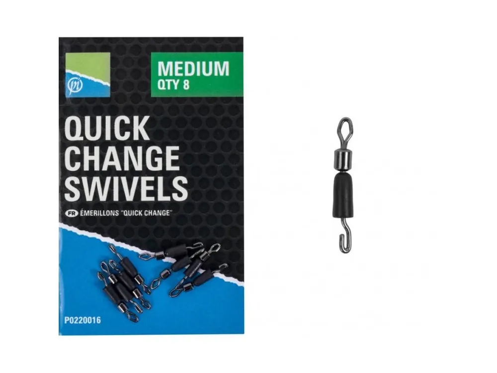 Výprodej PRESTON Quick Change Swivels
