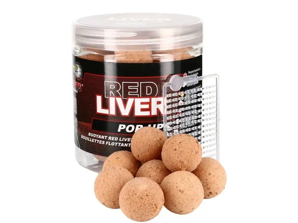 StarBaits Boilie plovoucí 80g 20mm - Red Liver Originální