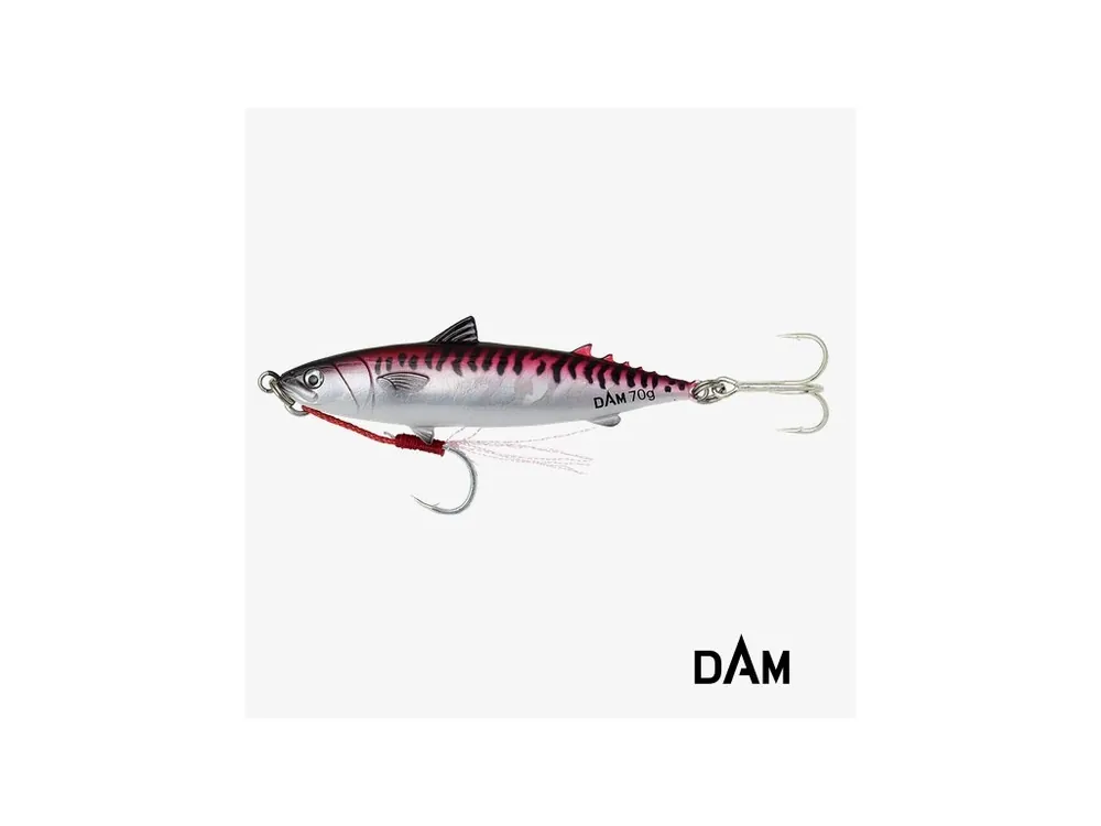 DAM Pilker Salt-X Mackerel Casting Jig UV 10 cm 70 g Sinking Akční Cena