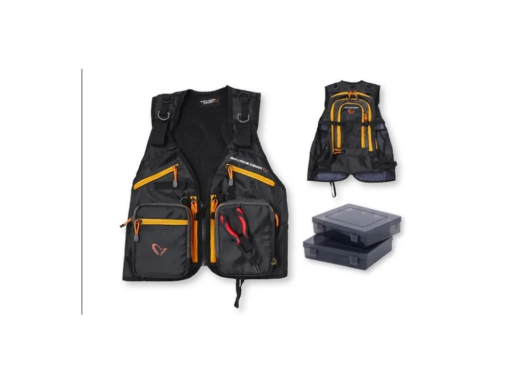 Must-Have Savage Gear Vesta Pro-Tact Spinning Vest One Size Black