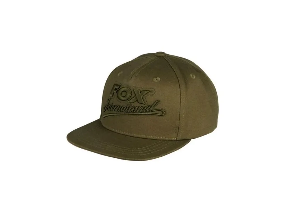 Cenová Bomba Fox Kšiltovka Khaki Flat Peak College Snapback