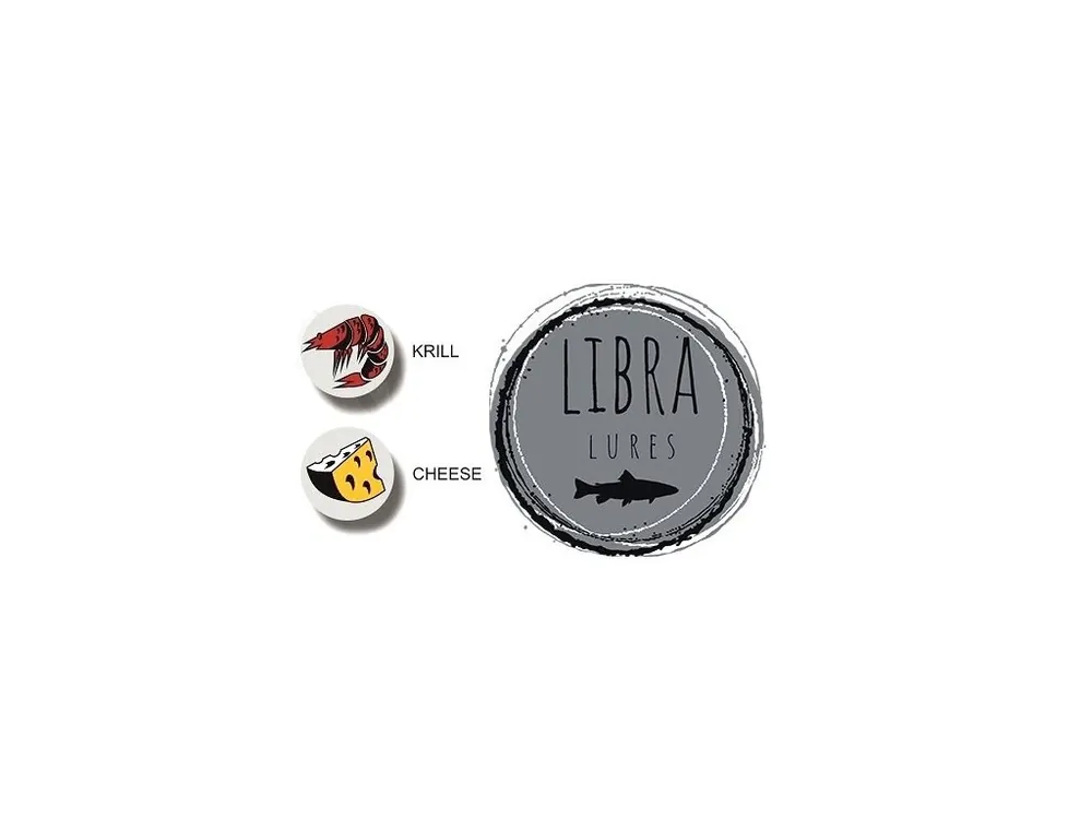 LIBRA LURES Larva 45 – Black 040 – 8ks/bal Výprodej