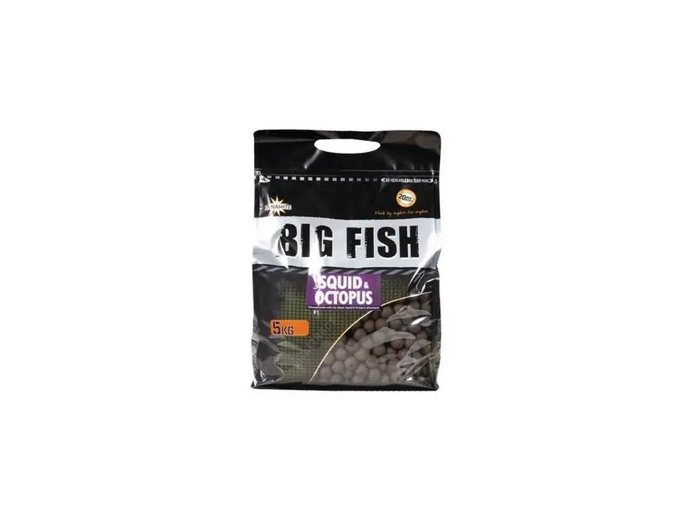 Časově Omezené Dynamite Baits Boilies Big Fish Squid&Octopus 20 mm 5 kg