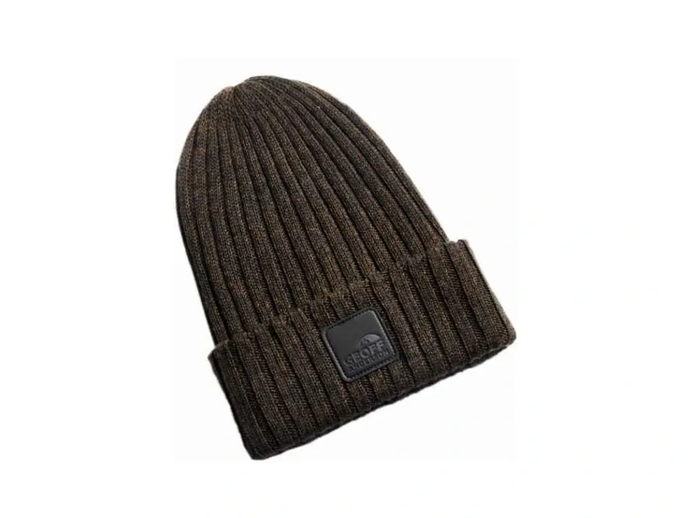 Čepice Geoff Anderson WizWool Njal beanie hnědá Akční Nabídka