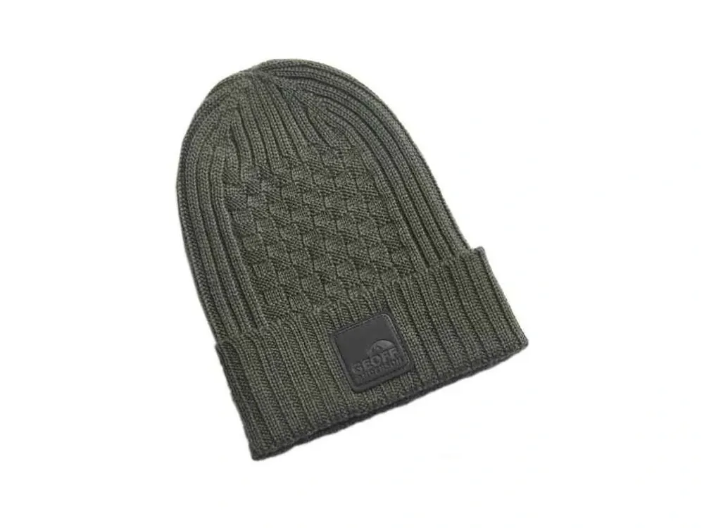 Čepice Geoff Anderson WizWool Ulf beanie zelená Časově Omezené