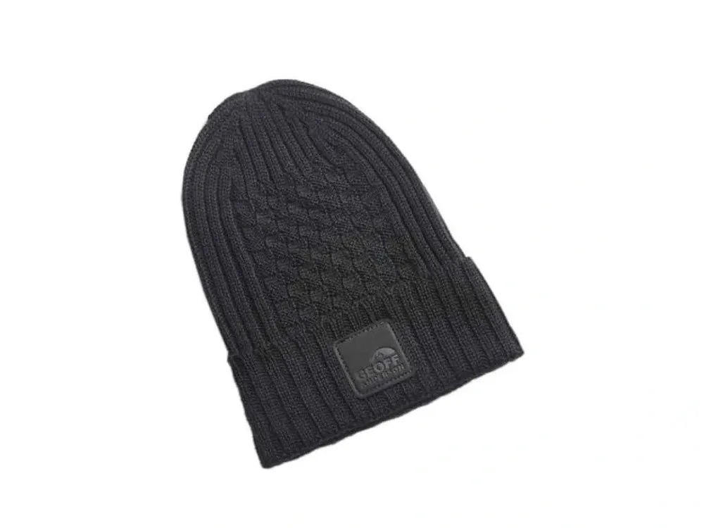 Sezónní Sleva Čepice Geoff Anderson WizWool Ulf beanie černá