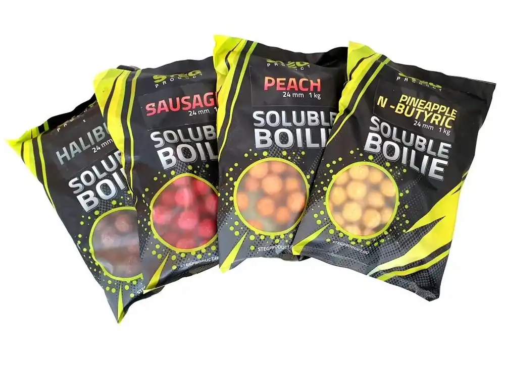 Rychlé Dodání Stég Solouble boilie 24 mm 1 kg
