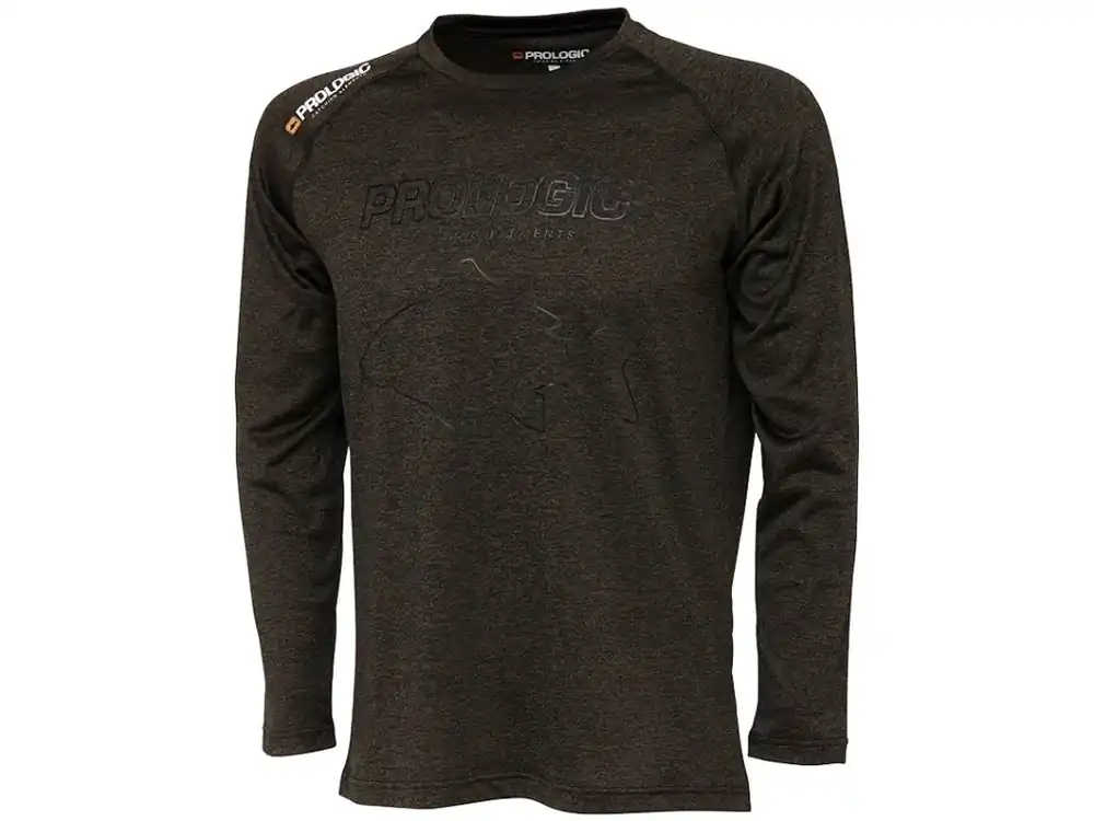 Prologic Triko Mega Fish Long Sleeve T Shirt Green Nejlepší Volba