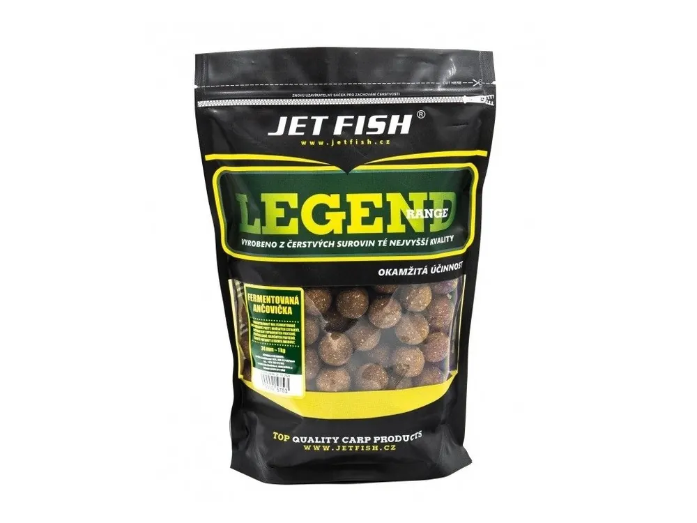 JET fish Legend Range boilie 1kg - 24mm - Fermentovaná Ančovička Objednat Nyní
