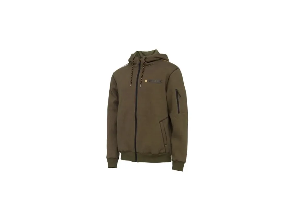 Finální Výprodej Prologic Mikina Carpio Zip Hoodie Army Green