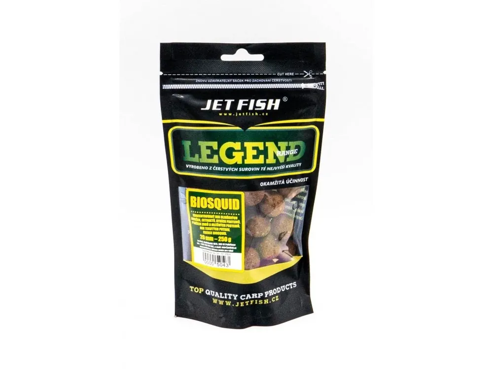 JET fish Legend Range boilie 250g - 20mm BIOSQUID Vysoce Kvalitní
