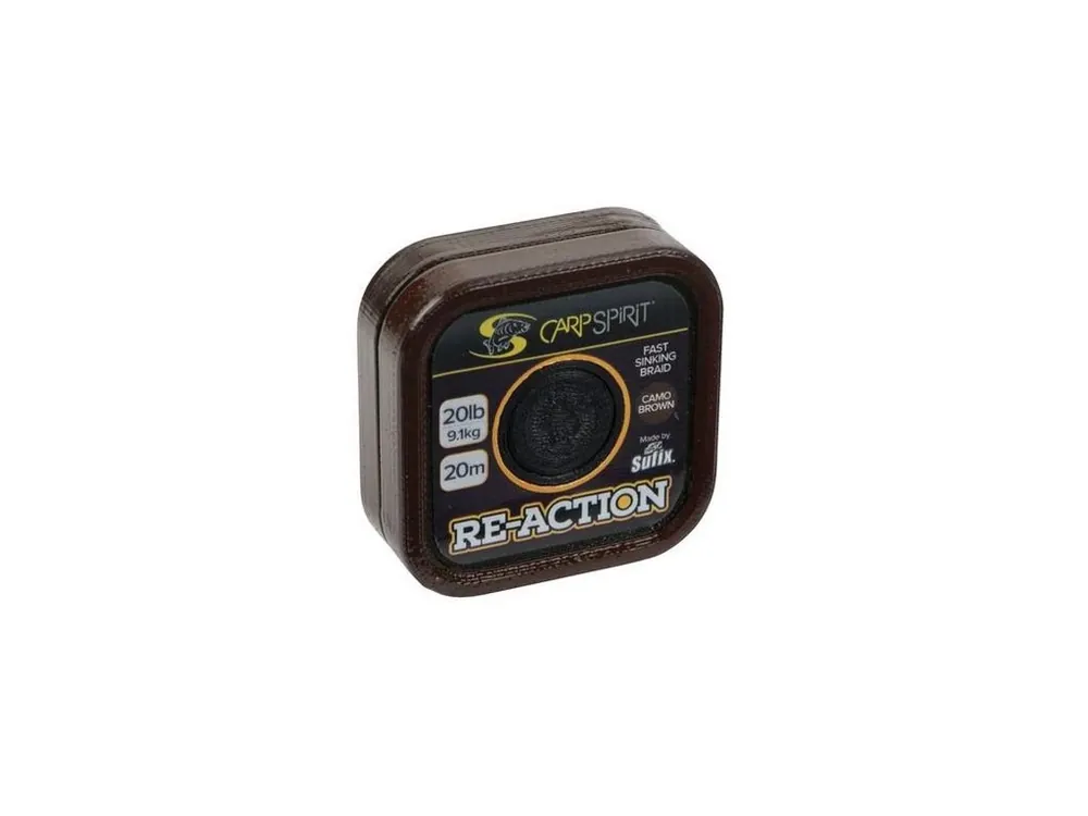 Nízká Cena Carp Spirit Šňůra Reaction Braid 20 m/25 lb Camo Brown
