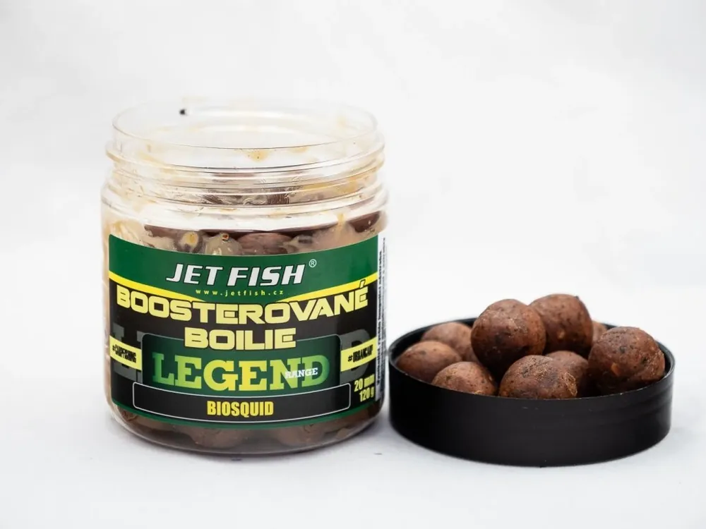 JET FISH Legend Range Boosterované boilie 250ml - 20mm BIOSQUID Ověřený