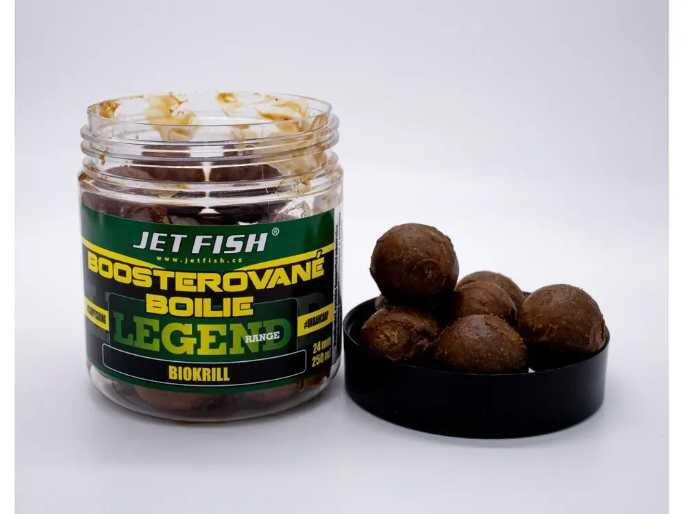 JET FISH Legend Range Boosterované boilie 250ml - 24mm BIOKRILL Nízká Cena