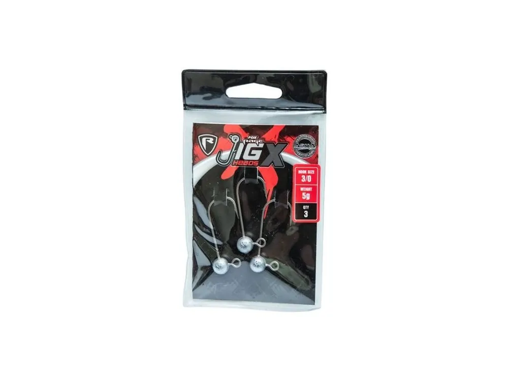 Fox Rage Jigová Hlavička Jig X Jig Heads Velikost 4/0 3ks 5g Expresní Doručení