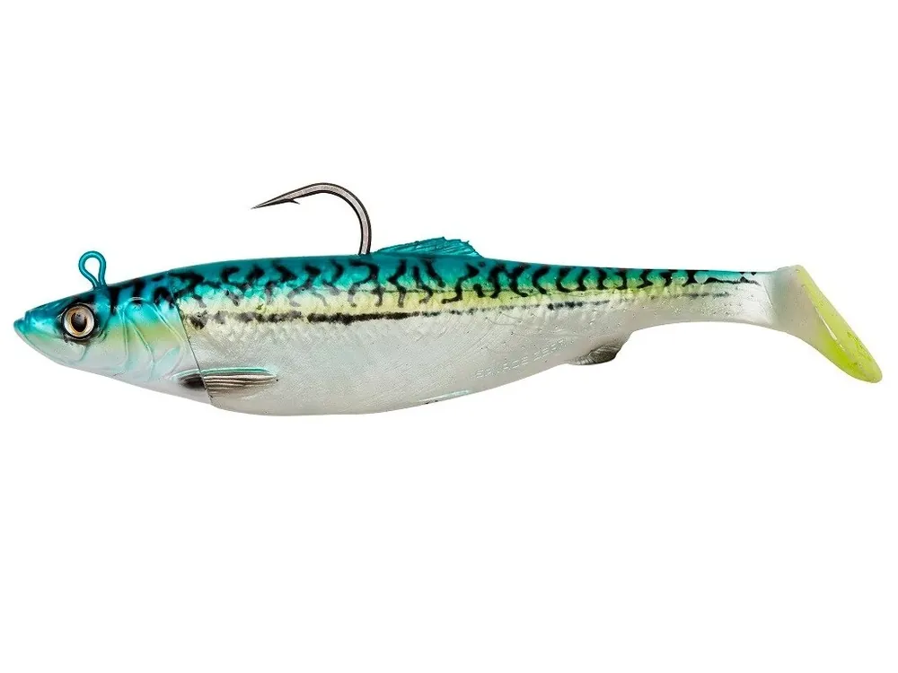 Savage Gear Gumová Nástraha 4D Herring Big Shad 25cm 300gr 1+2pcs - Green Mackerel Expresní Doručení
