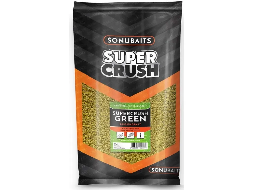 Sonubaits Krmítková směs Supercrush Green 2kg Novinka