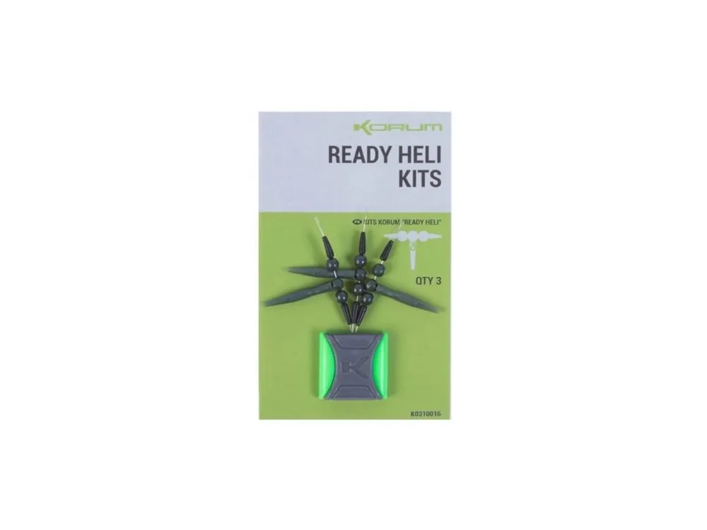 Korum Helikoptérová Montáž Ready Heli Kits - 3ks Koupit Online