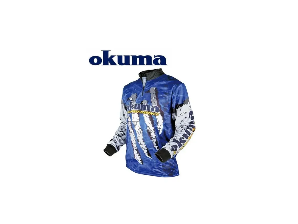 OKUMA Tričko Technical Fishing shirt Omezená Nabídka