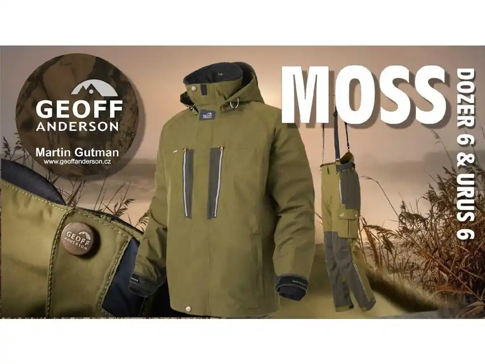 Geoff Anderson Komplet Bunda s kapucí Dozer6™ a kalhoty Urus6™ - Moss Pouze Dnes