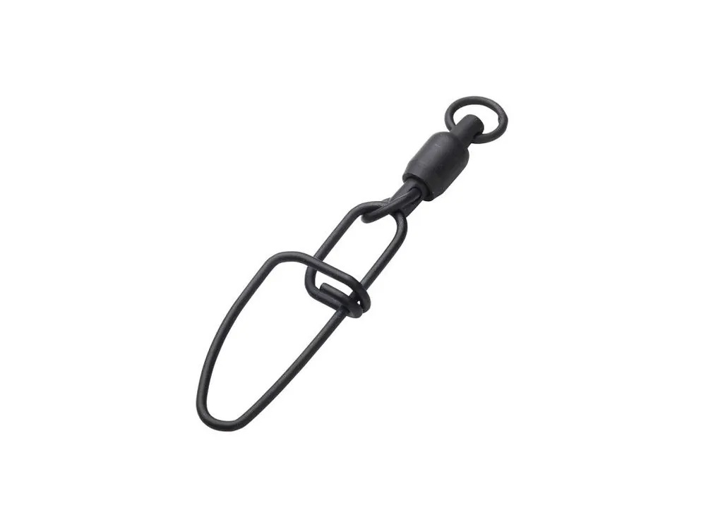 Koupit Online Madcat Karabinka S Obratlíkem Stainless BB Swivels W Crossl Snap Black 3 ks