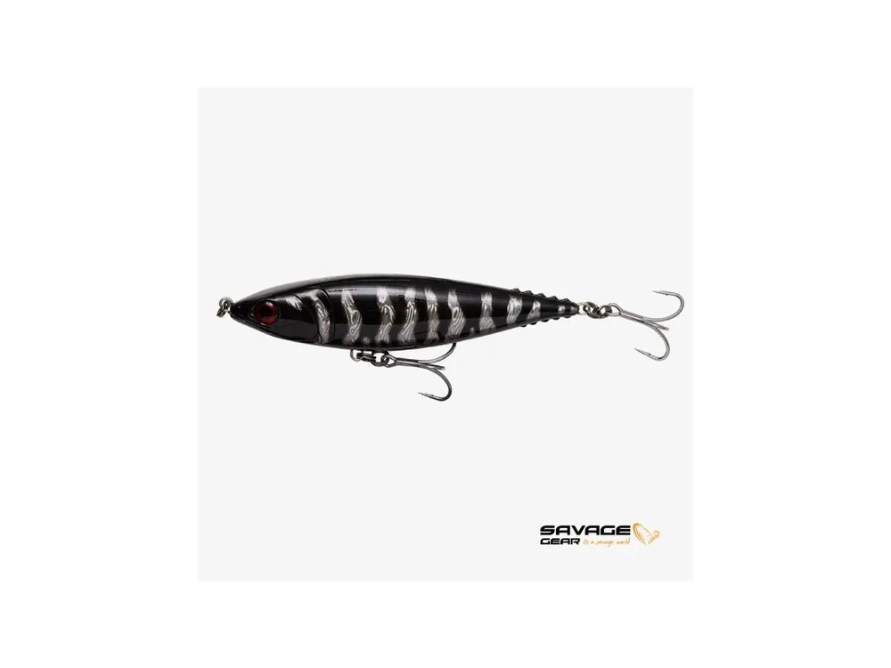 Nejprodávanější Savage Gear Wobler 3D Mack Stick Sinking Black Tiger 13 cm 43 g