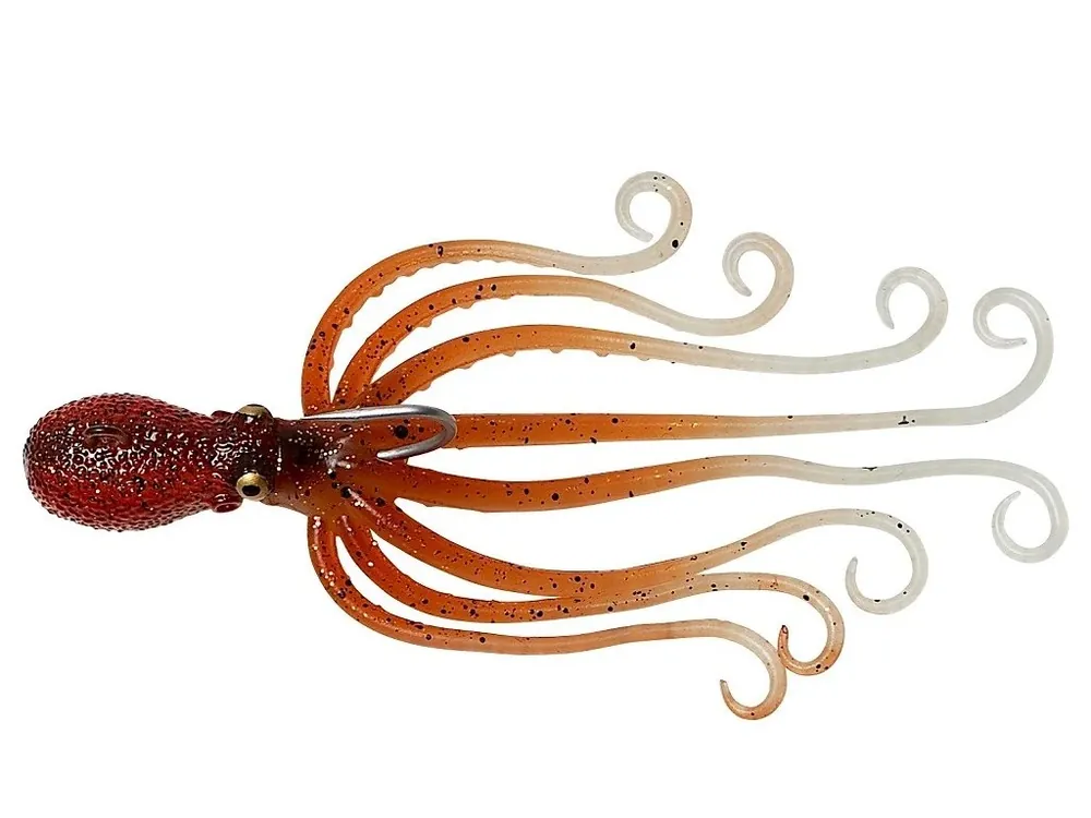 Tovární Cena Savage Gear 3D OCTOPUS 10CM 35G SINKING Brown Glow